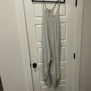FP Movement by Free People Light Gray Jumpsuit